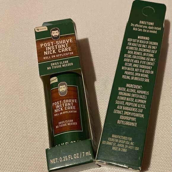 🛍️B-Pure Shave instant Nick Care Roll on Application 0.25FLOZ/7ml (2PK) - Picture 7 of 10